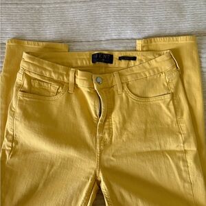 JEN7 Canary Yellow Cropped Women's Jeans